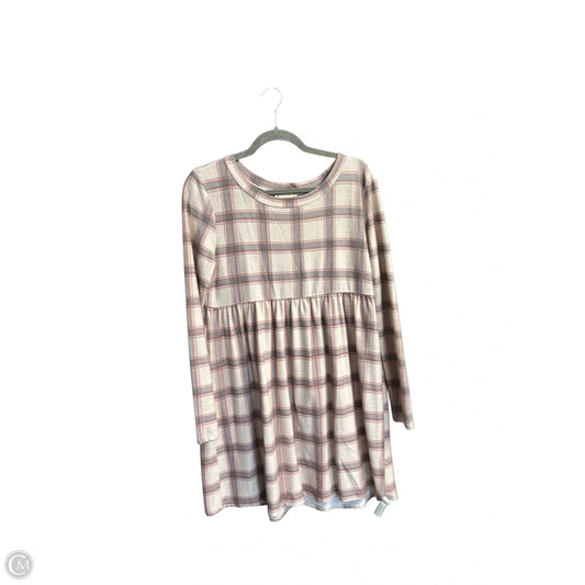 Dress Casual Midi By Altard State In Plaid Pattern, Size: S