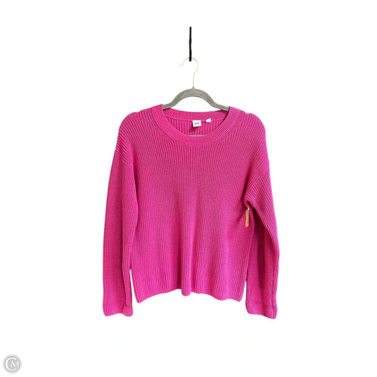 Sweater By Gap In Pink, Size: L
