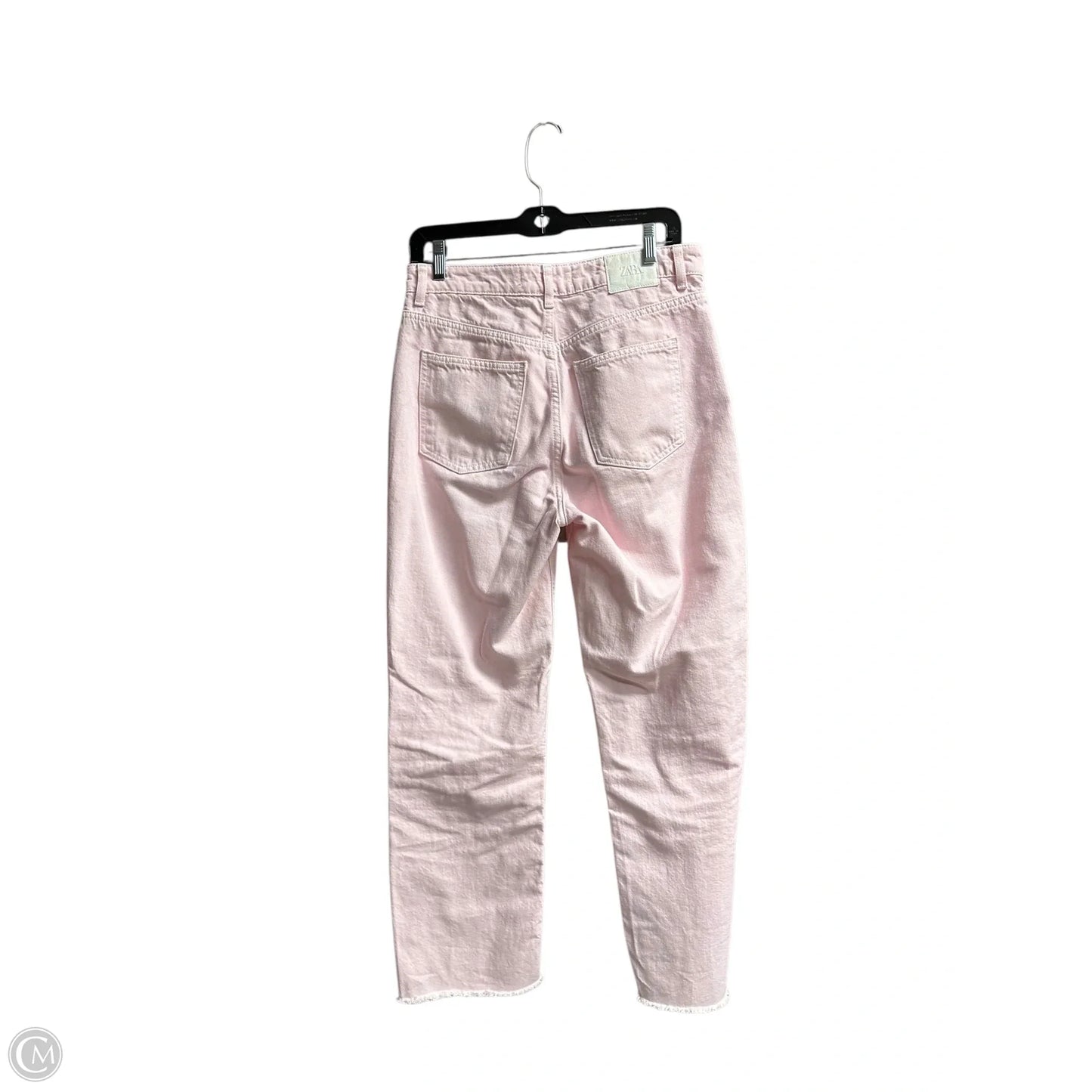 Jeans Straight By Zara In Pink, Size: 6