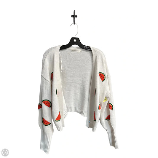 Cardigan By Moon And Madison In White, Size: M