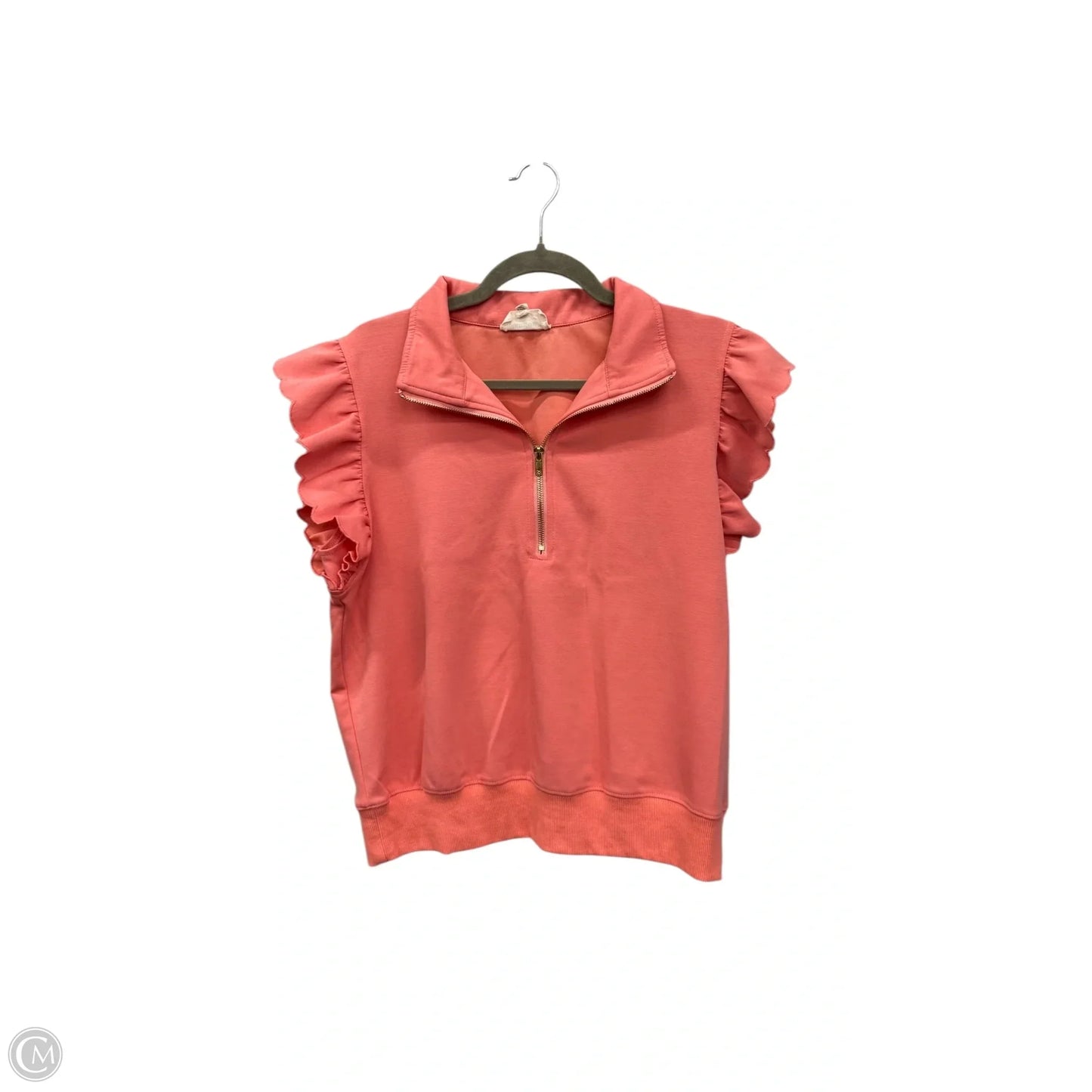 Top Short Sleeve By Umgee In Coral, Size: M