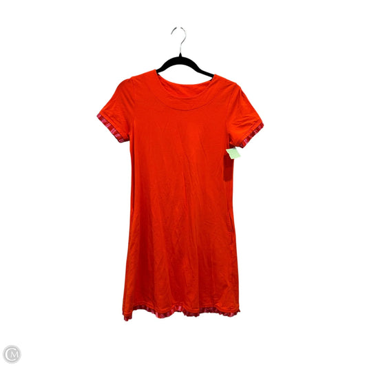 Dress Casual Midi By Spartina In Orange & Pink, Size: Xs