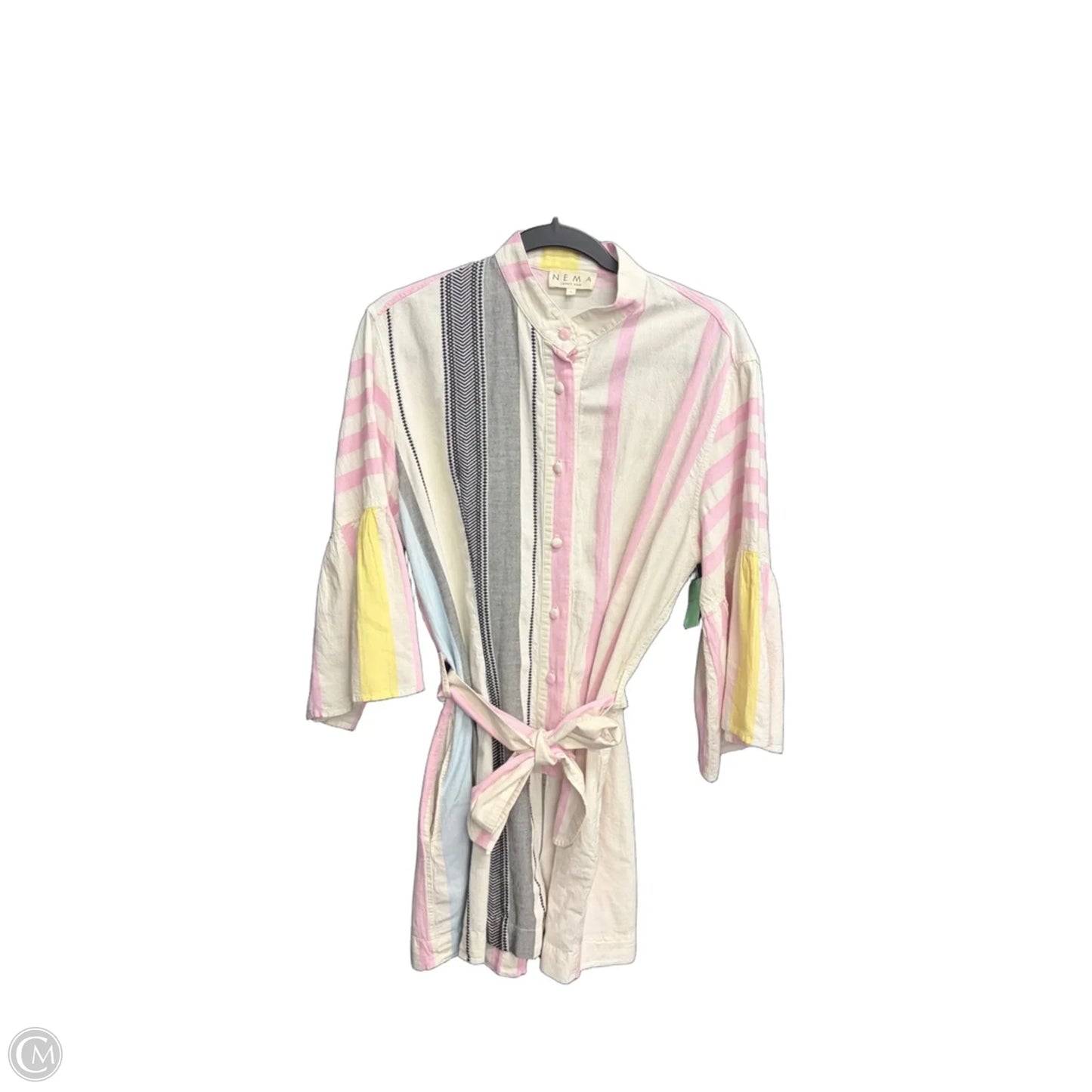 Romper By Clothes Mentor In Striped Pattern, Size: L