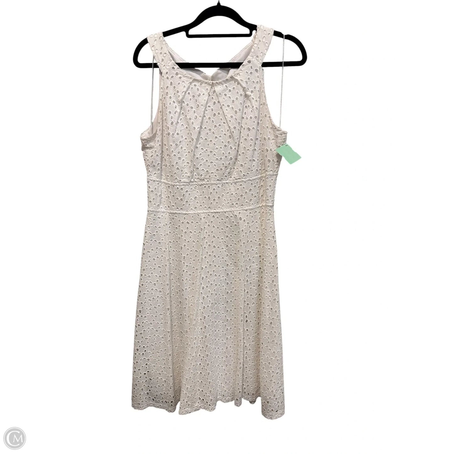 Dress Casual Midi By London Times In White, Size: M
