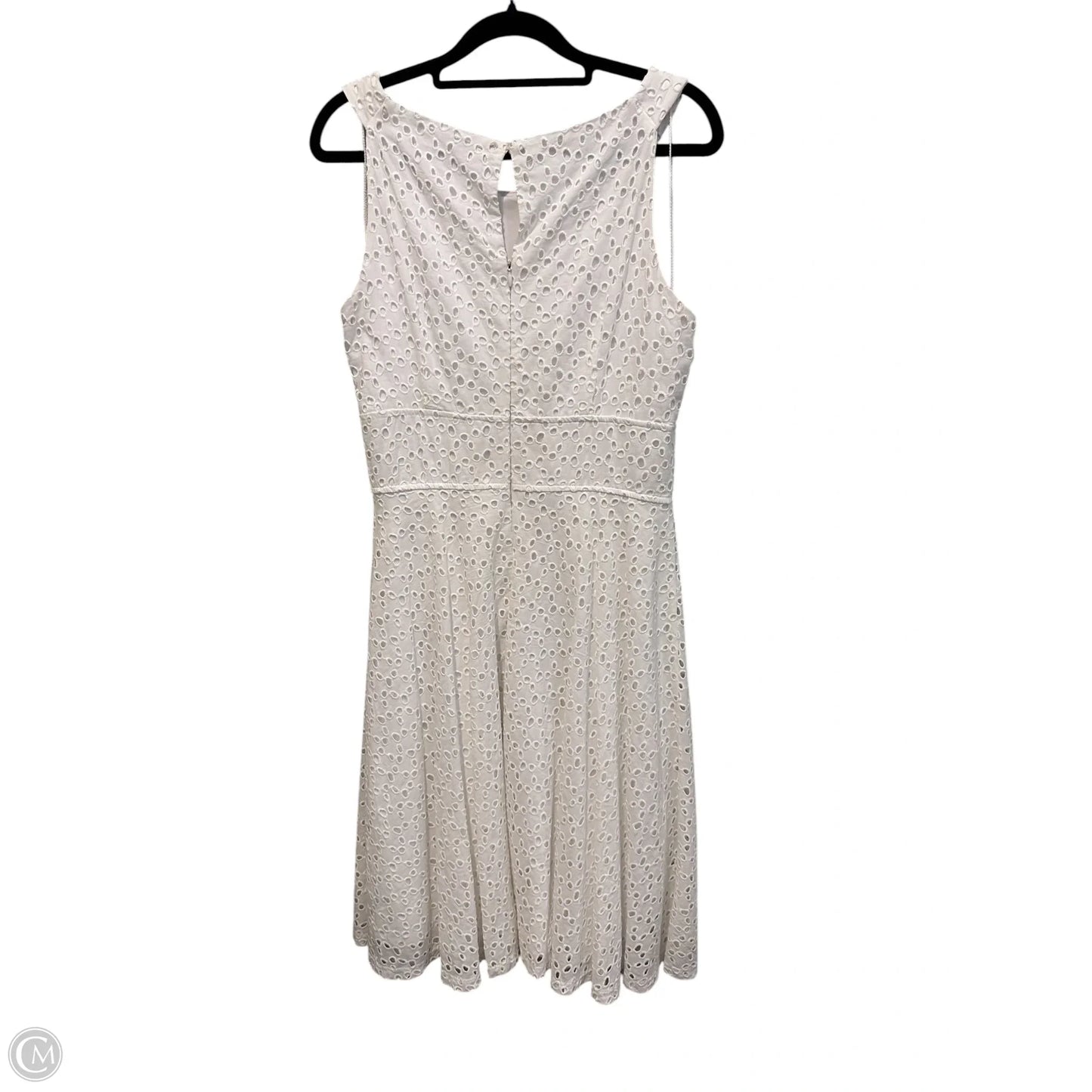 Dress Casual Midi By London Times In White, Size: M