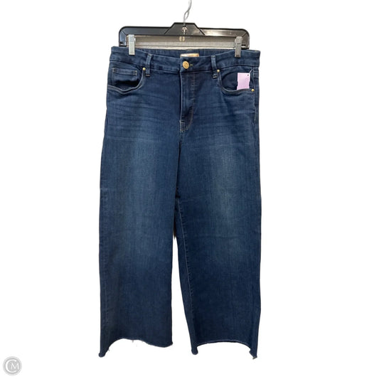 Jeans Wide Leg By Kut In Blue Denim, Size: 10