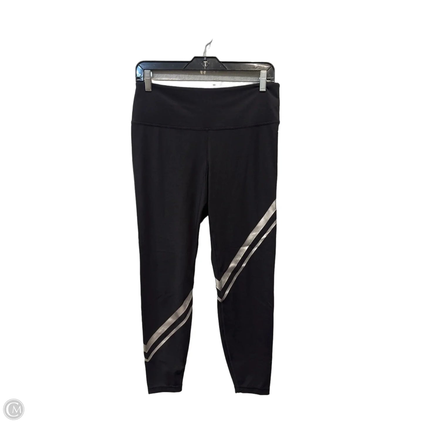 Pants Designer By Tory Burch In Black & Silver, Size: Xl