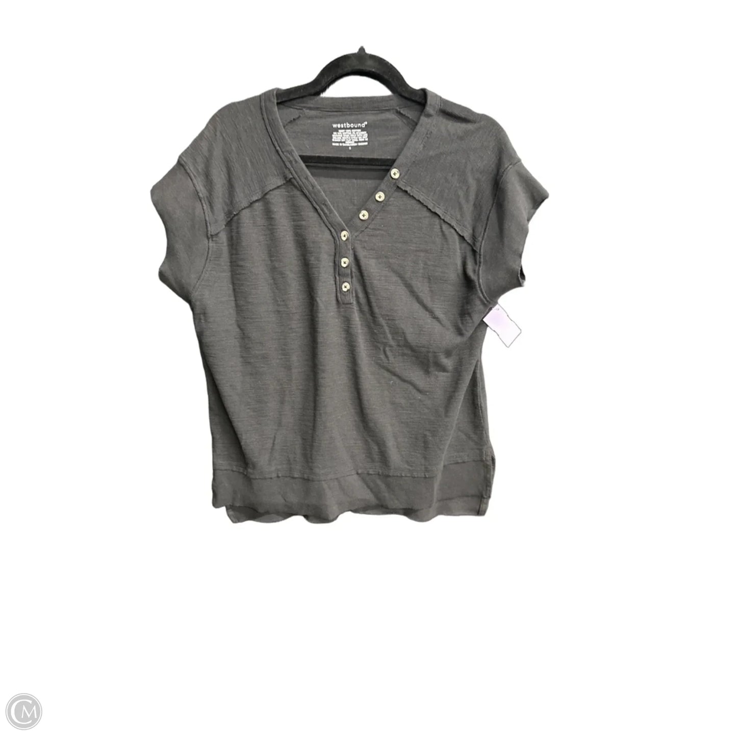 Top Short Sleeve By West Bound In Black, Size: S