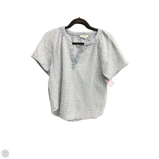 Top Short Sleeve By Beachlunchlounge In Blue, Size: Sp