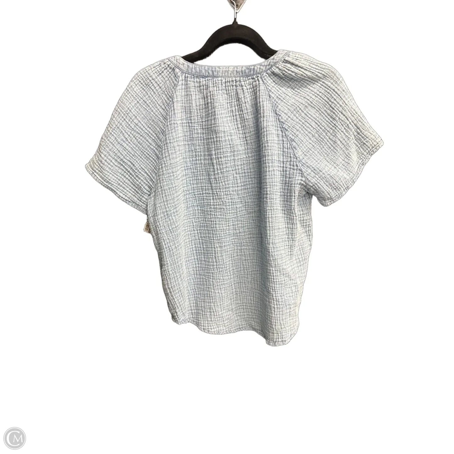 Top Short Sleeve By Beachlunchlounge In Blue, Size: Sp