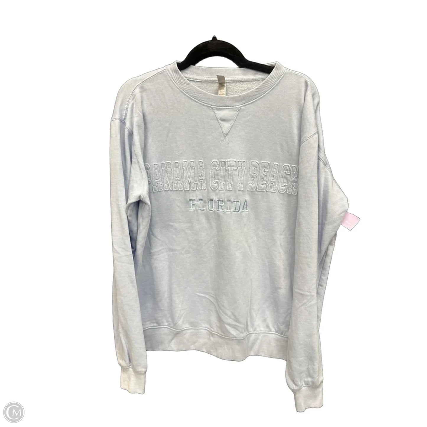 Sweatshirt Crewneck By Clothes Mentor In Blue, Size: M