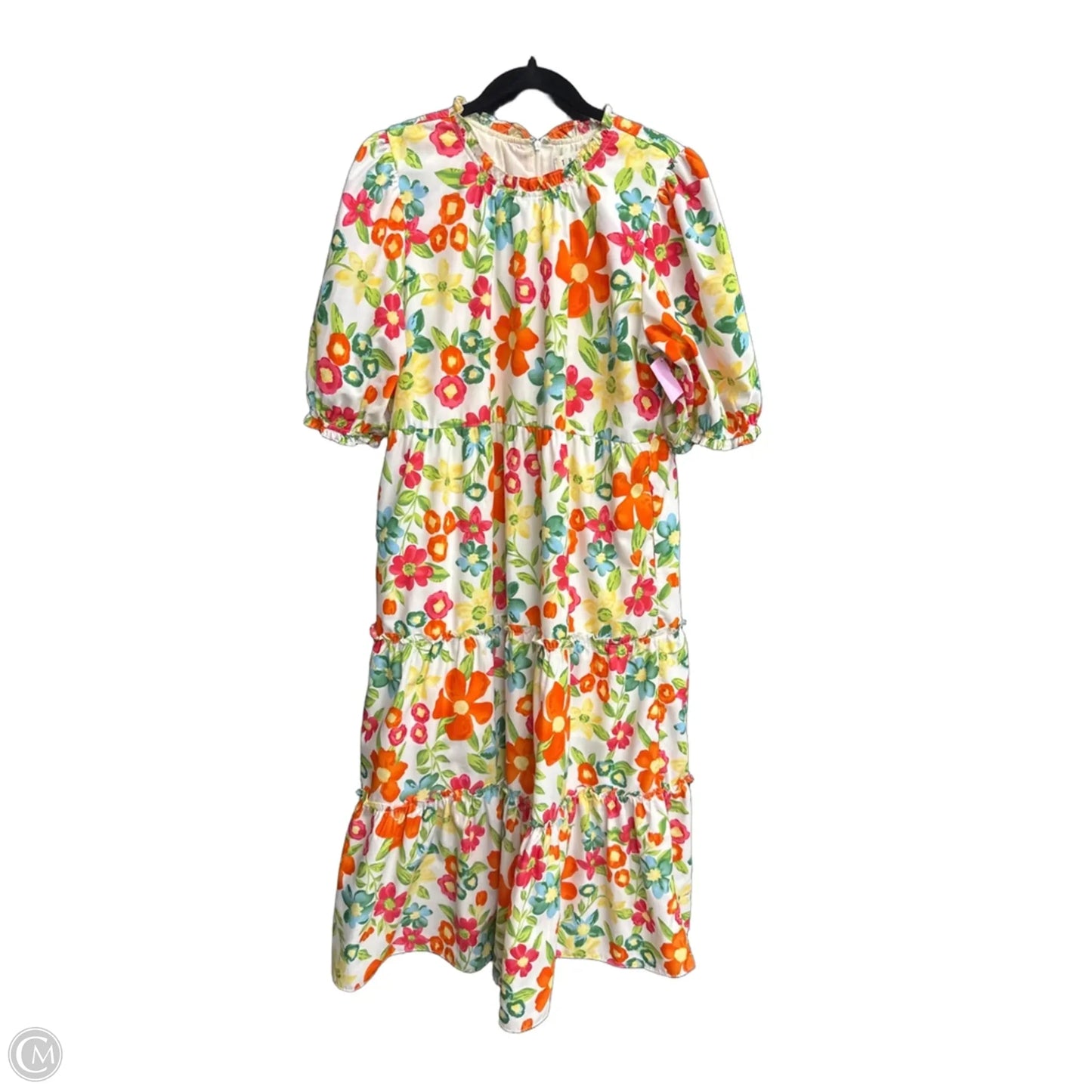 Dress Casual Maxi By Thml In Floral Print, Size: Xl
