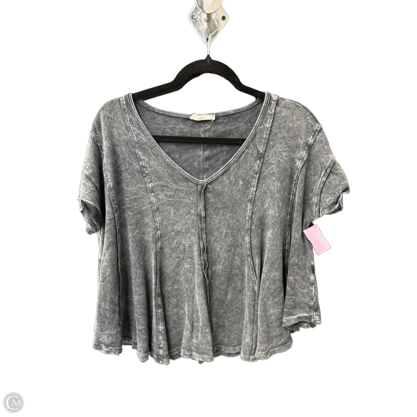 Top Short Sleeve By Altard State In Grey, Size: S