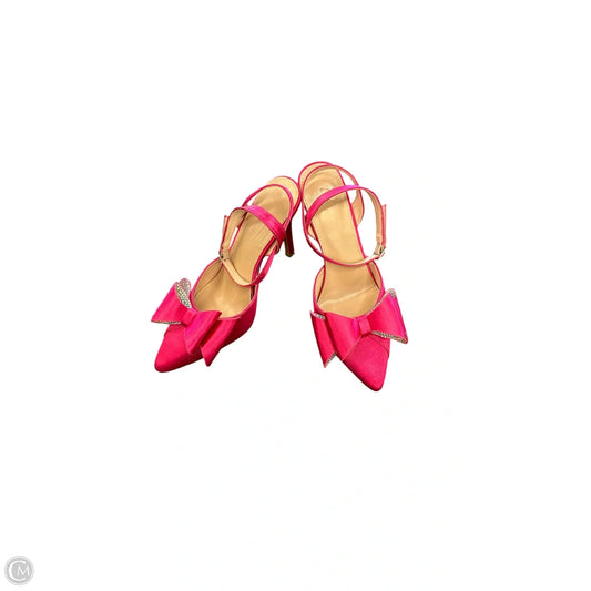 Shoes Heels Stiletto By Clothes Mentor In Pink & Silver, Size: 8