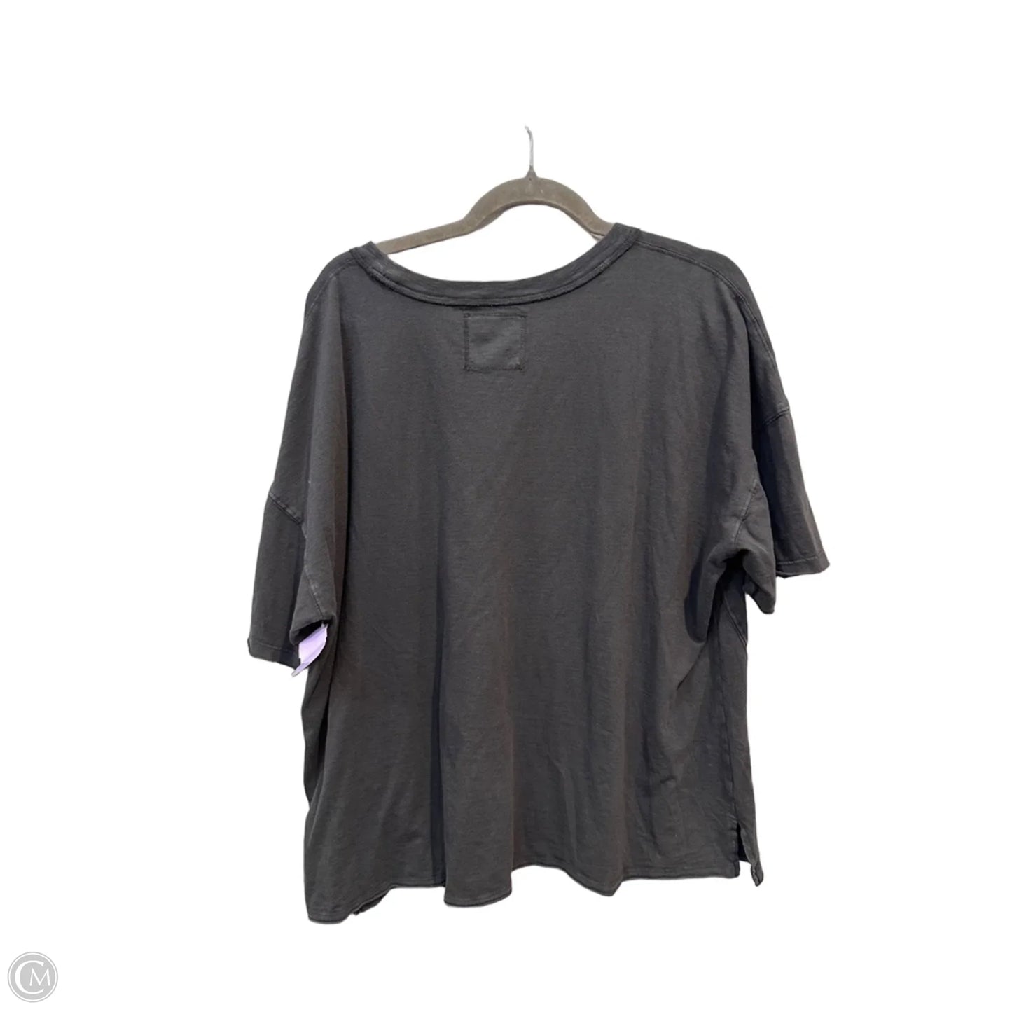 Top Short Sleeve By Aerie In Black, Size: L