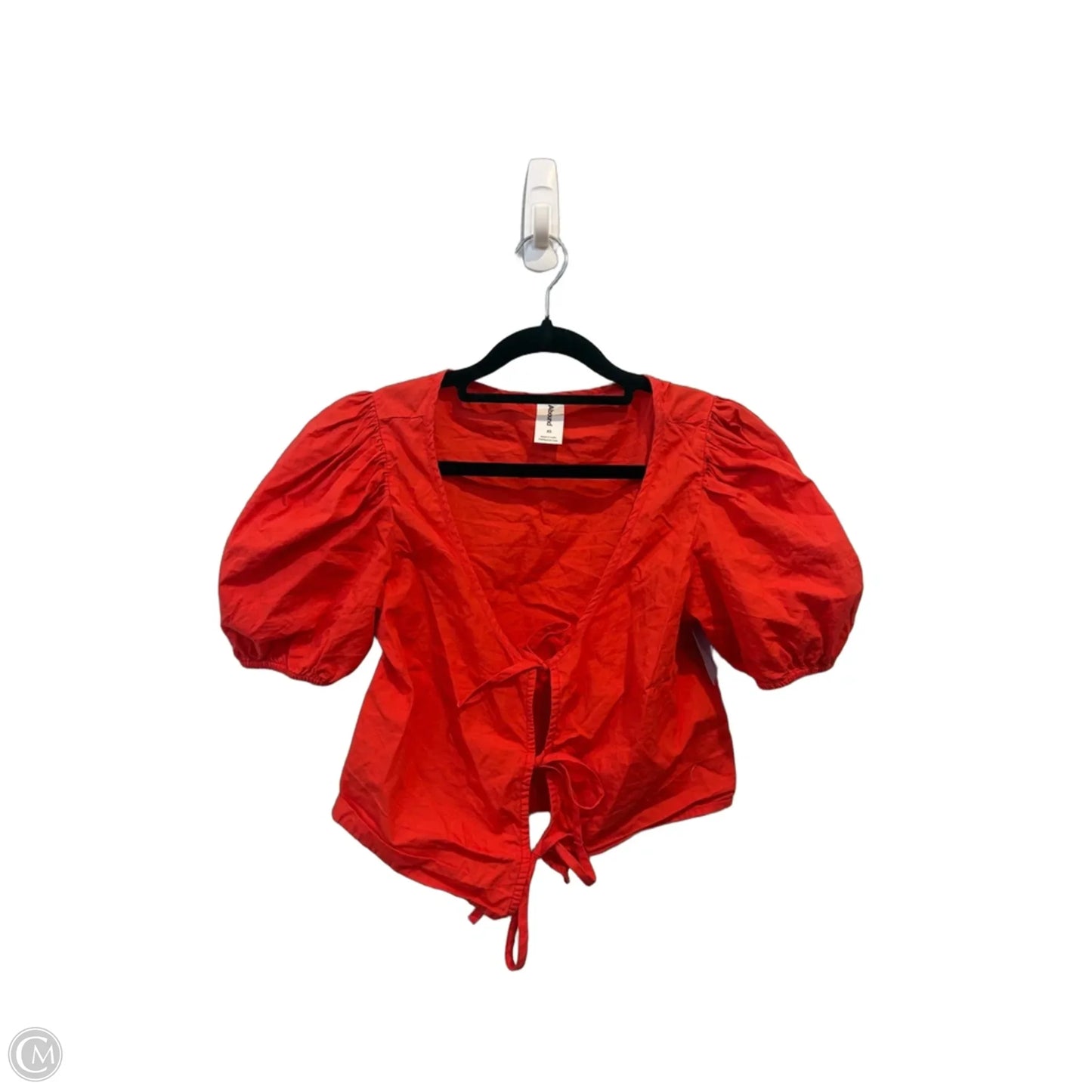 Top Short Sleeve By Abound In Red, Size: Xs