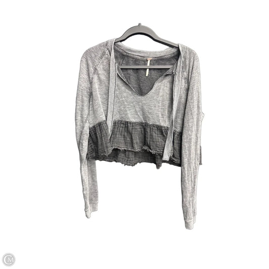 Top Long Sleeve By Free People In Grey, Size: S