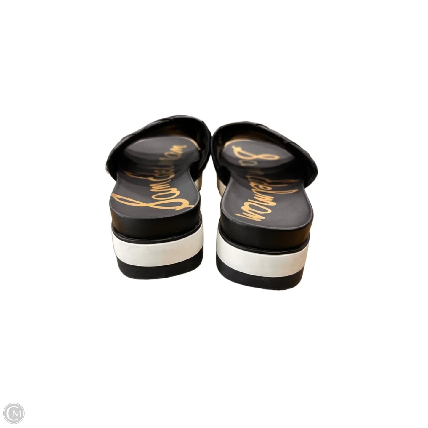 Sandals Flats By Sam Edelman In Black & White, Size: 8