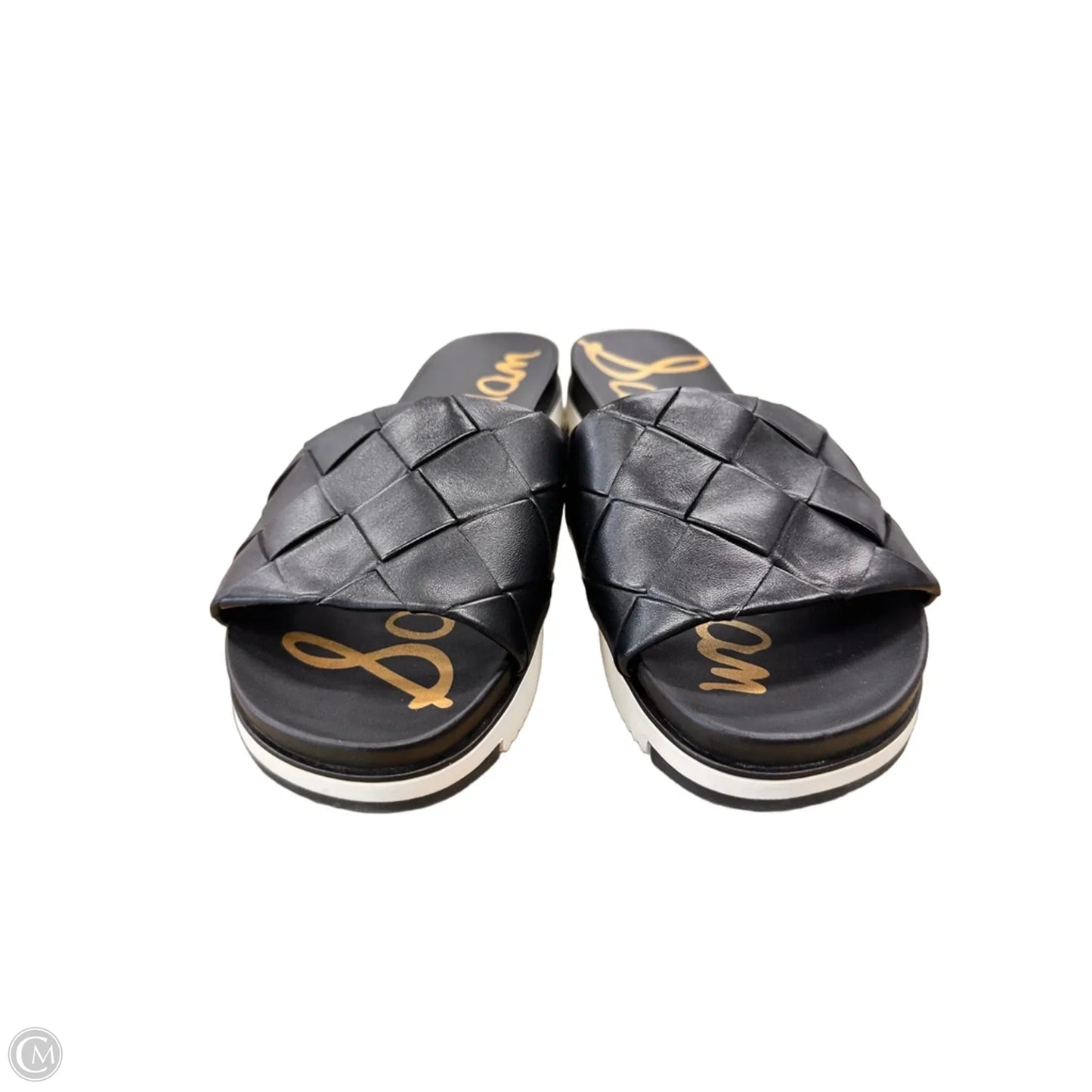Sandals Flats By Sam Edelman In Black & White, Size: 8