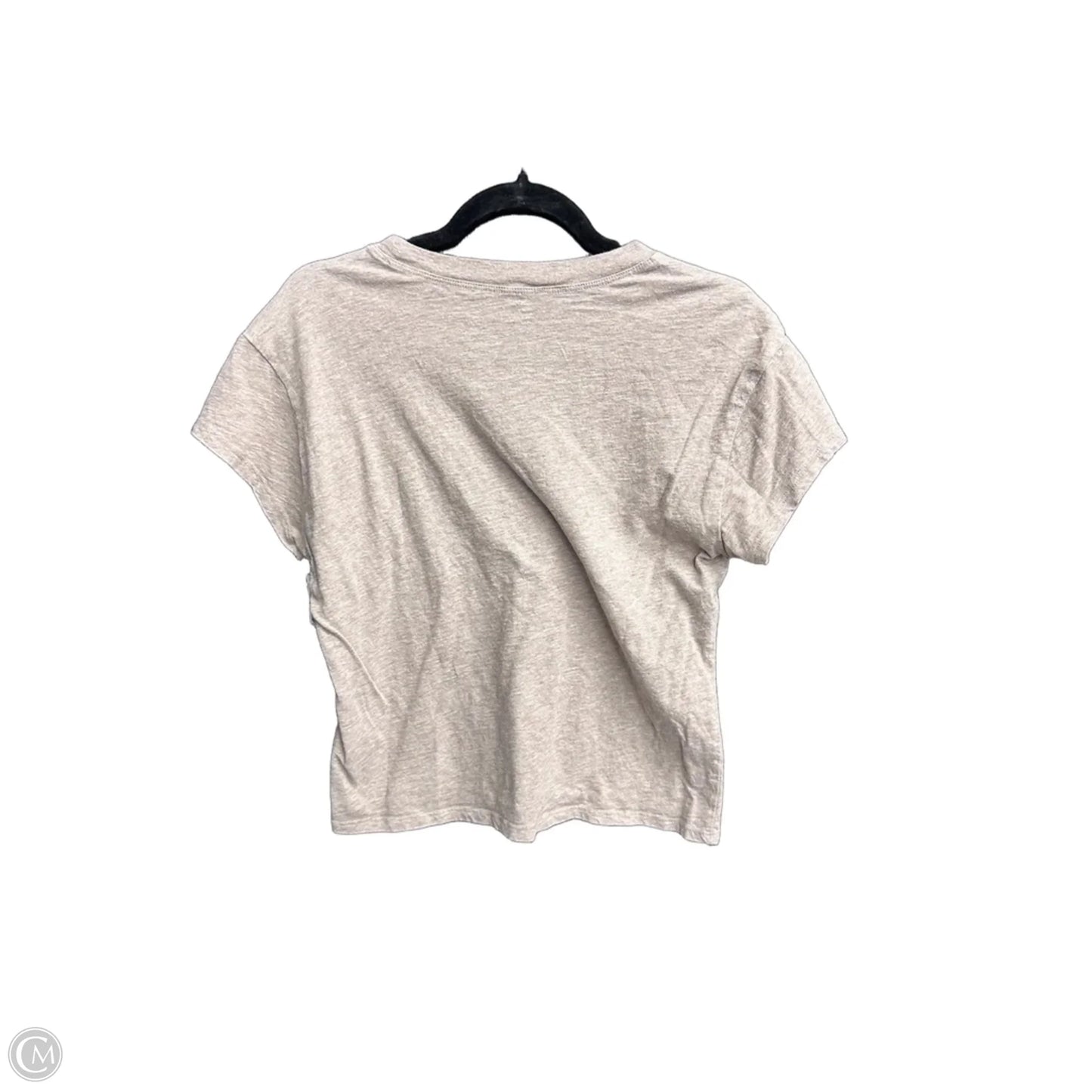 Top Short Sleeve Basic By Z Supply In Brown, Size: M