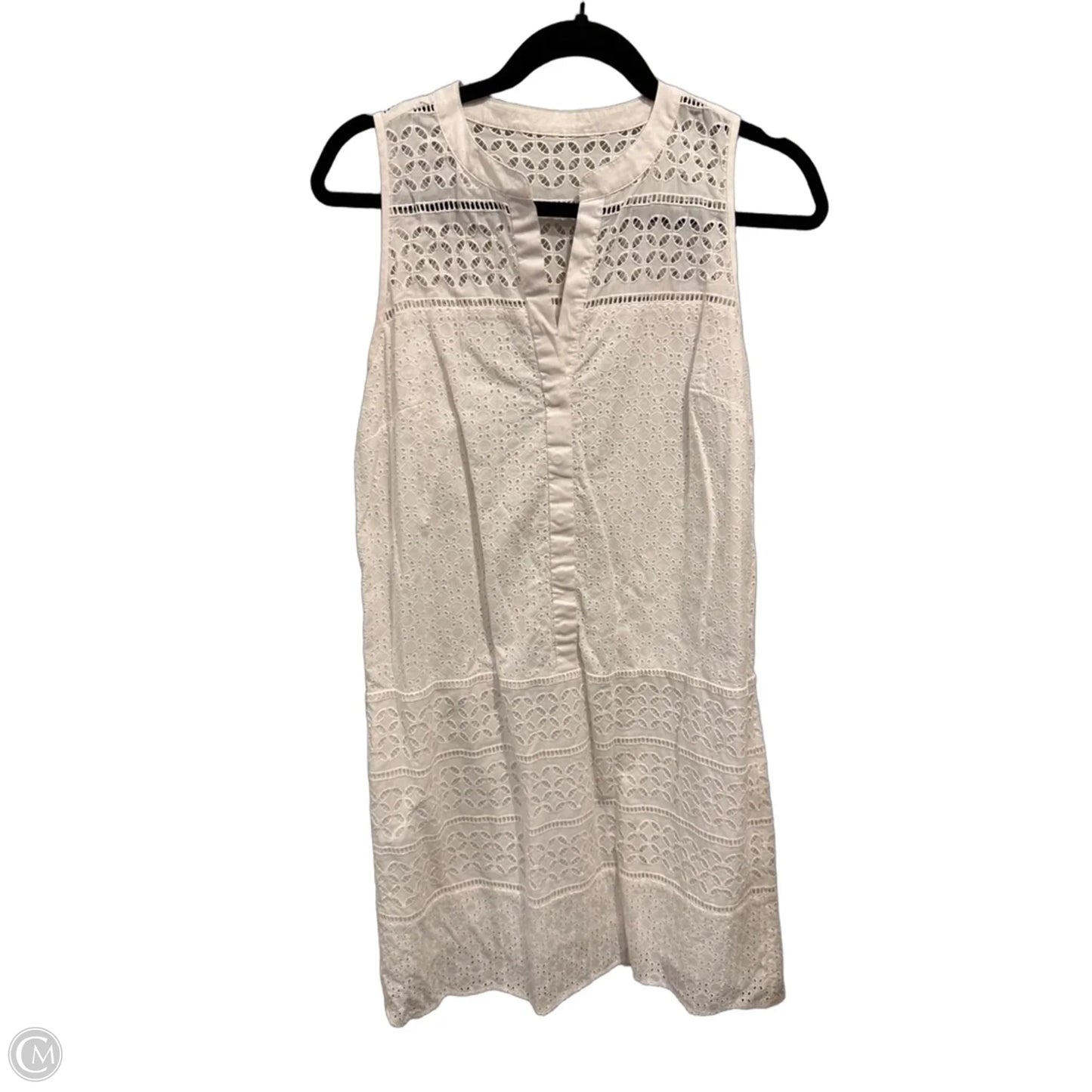 Dress Casual Midi By Loft In White, Size: S