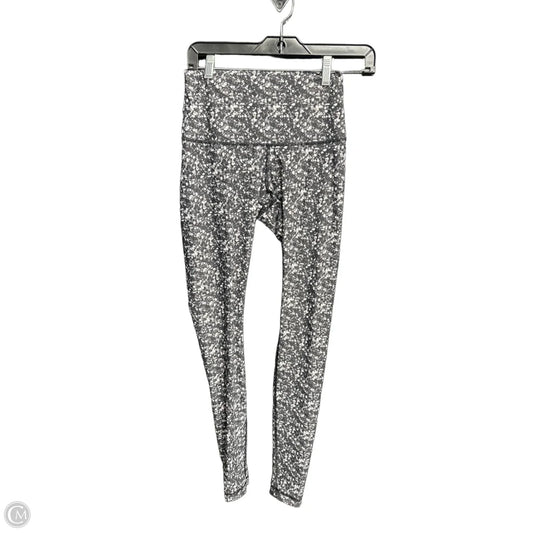 Athletic Leggings By Lululemon In Black & White, Size: Xs