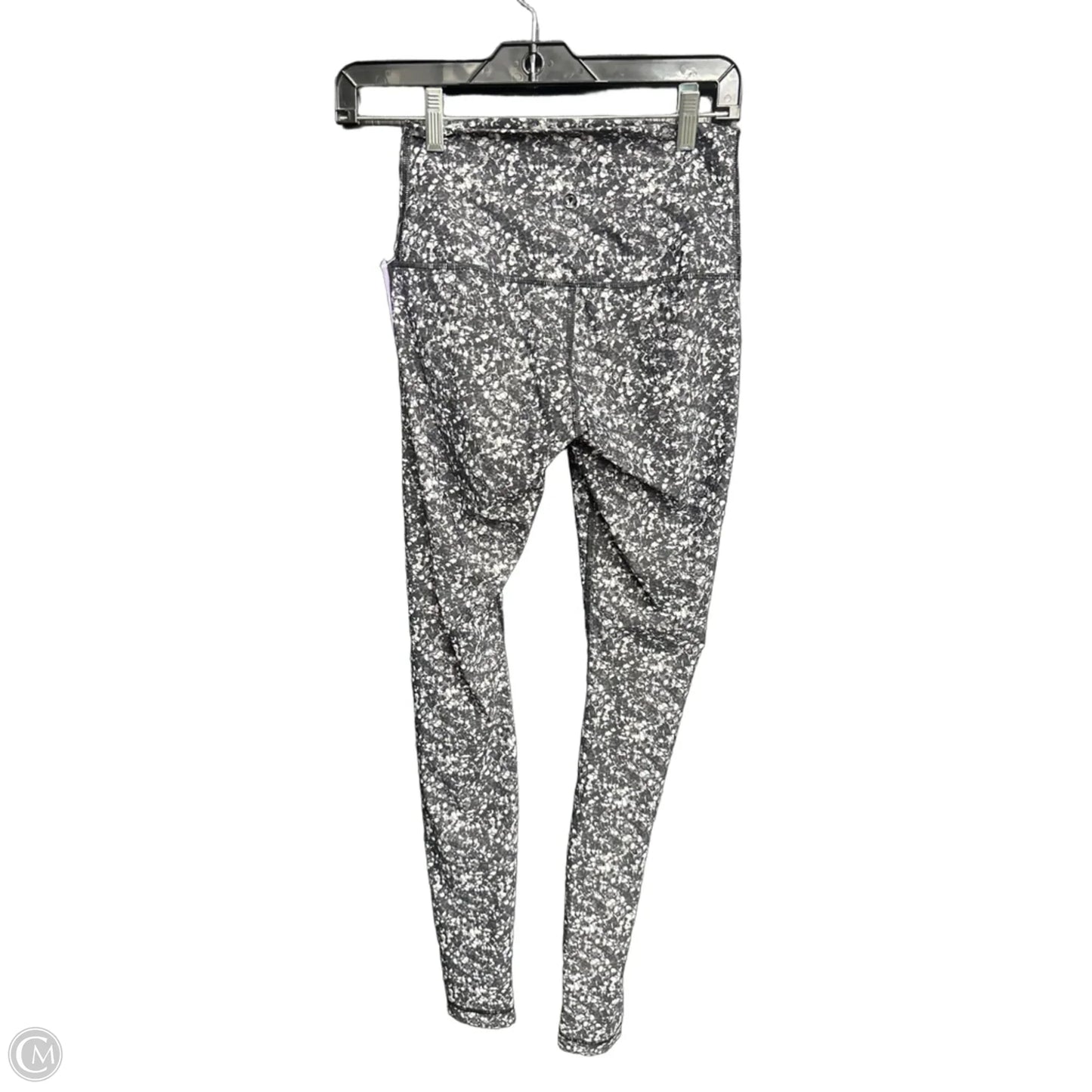 Athletic Leggings By Lululemon In Black & White, Size: Xs