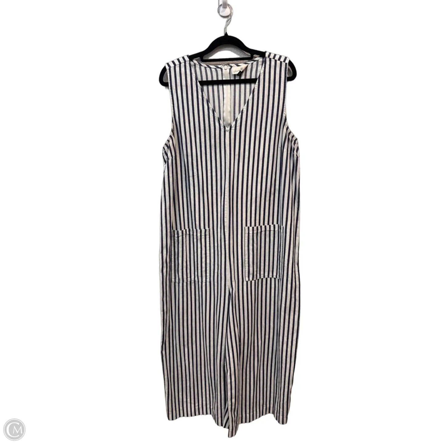 Jumpsuit By Universal Thread In Striped Pattern, Size: Xl