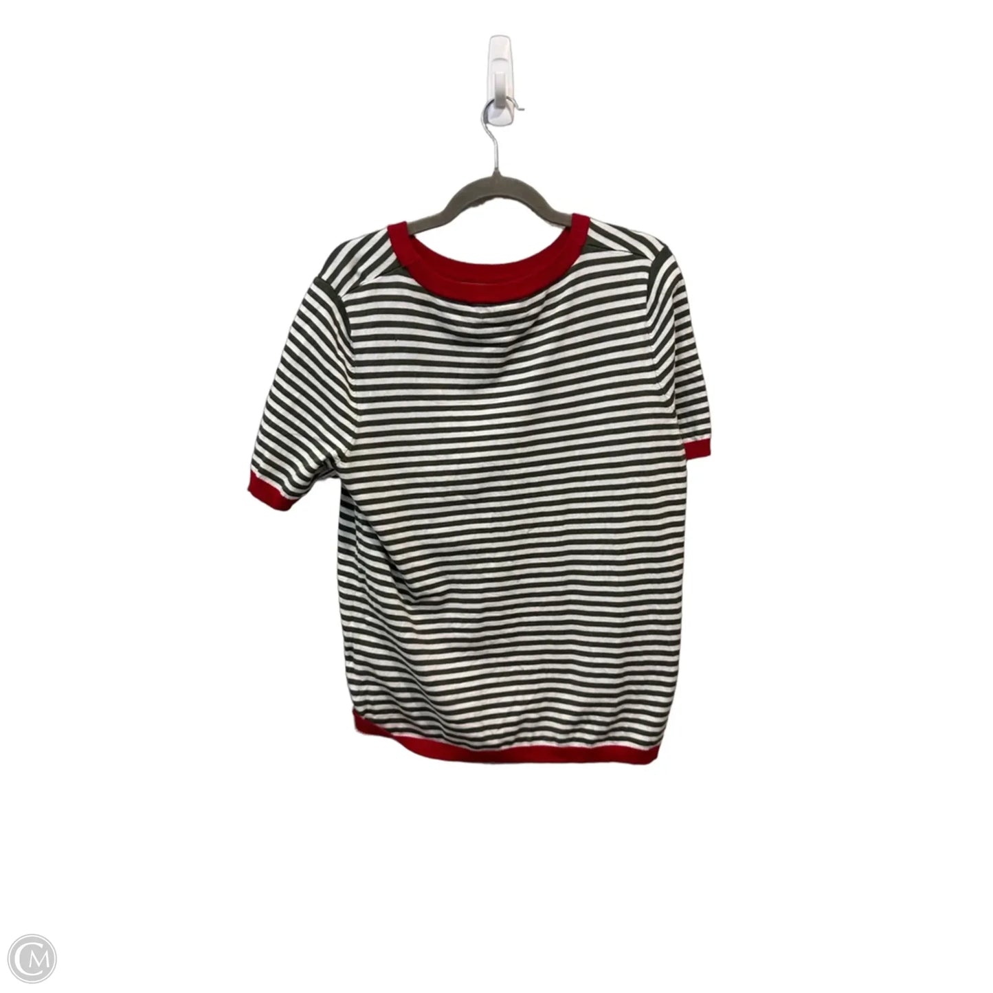 Top Short Sleeve By Dokotoo In Striped Pattern, Size: L