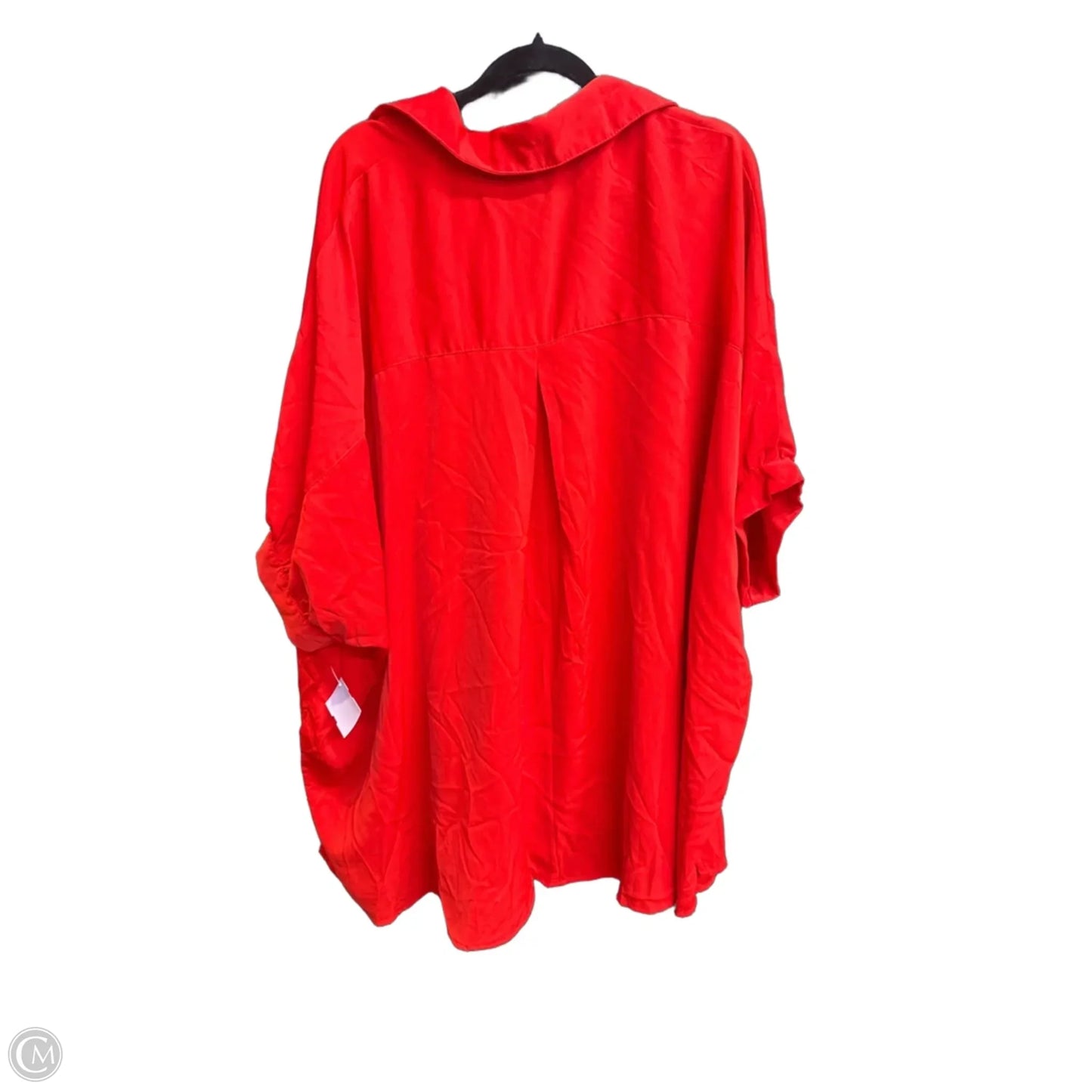 Tunic Short Sleeve By Entro In Red, Size: S