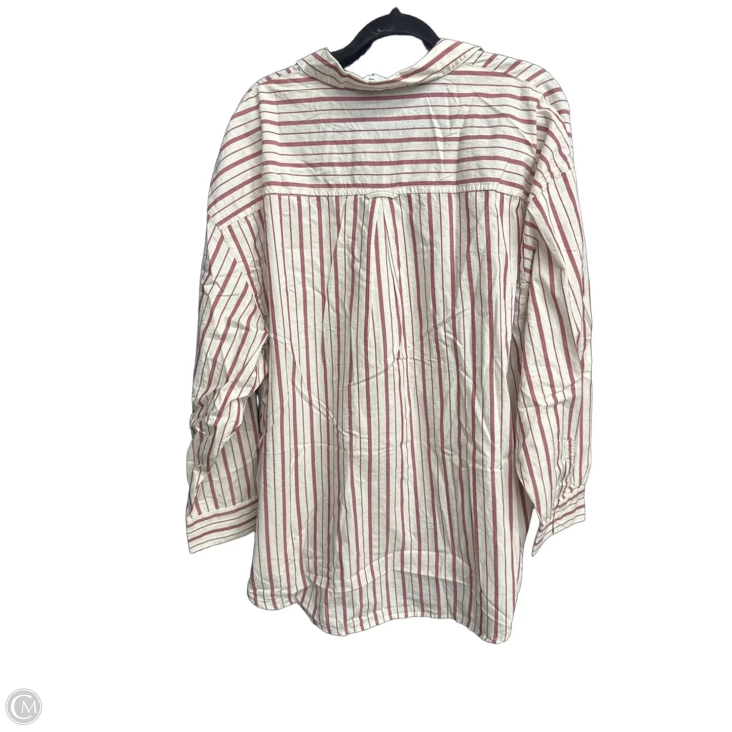 Top Long Sleeve Basic By Old Navy In Striped Pattern, Size: Xl