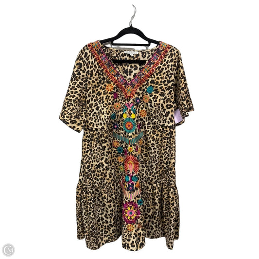 Dress Casual Short By See And Be Seen In Animal Print, Size: S