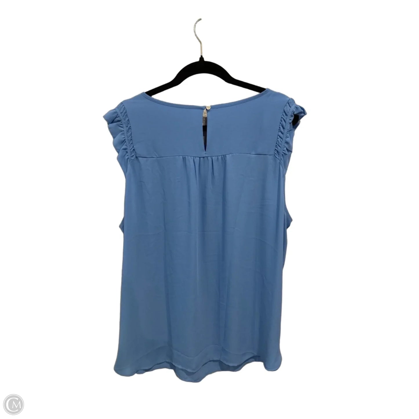 Top Sleeveless By Loft In Blue, Size: Xl