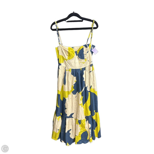 Dress Casual Maxi By Clothes Mentor In Blue & Green, Size: M