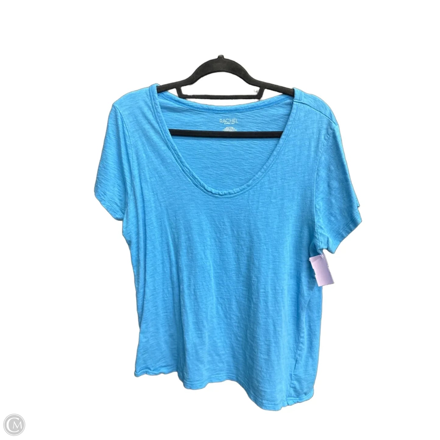 Top Short Sleeve Basic By Rachel Roy In Blue, Size: Xl