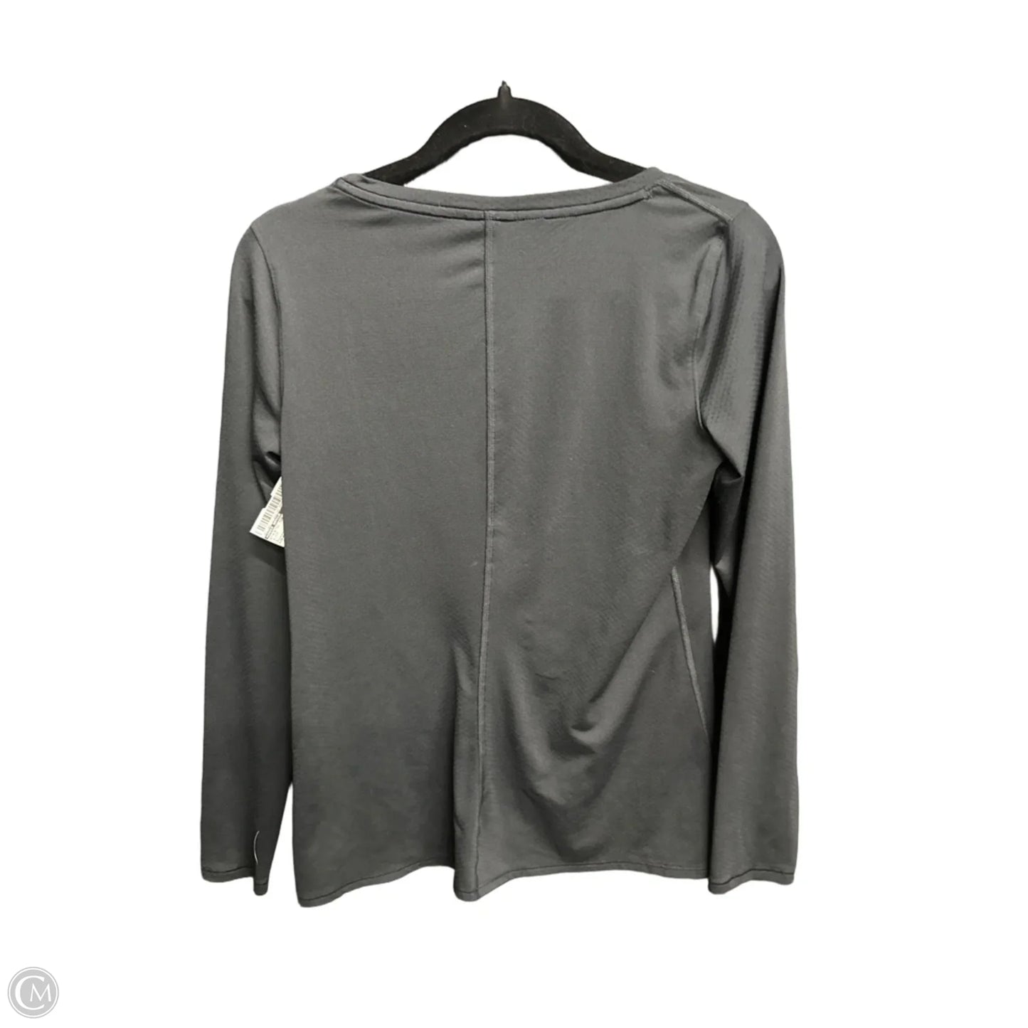 Athletic Top Long Sleeve Crewneck By Under Armour In Black, Size: S