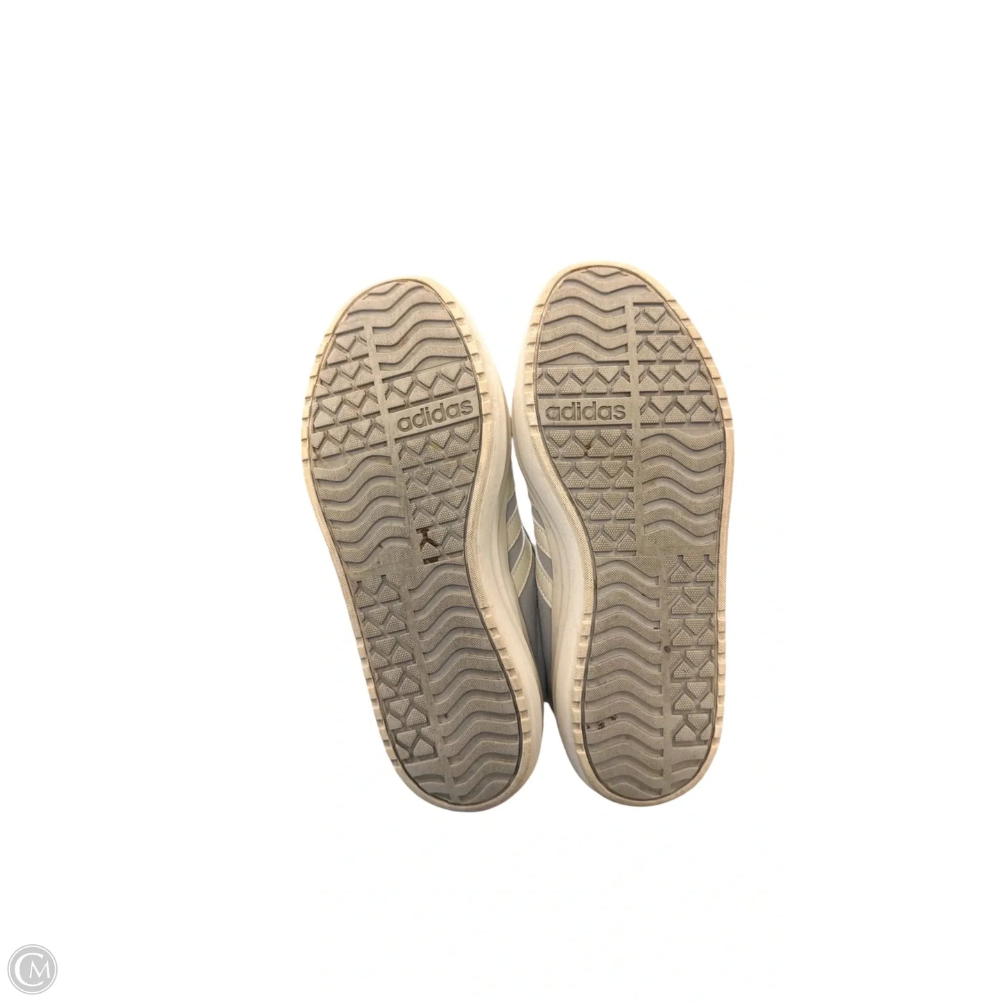 Shoes Sneakers By Adidas In Grey & White, Size: 6