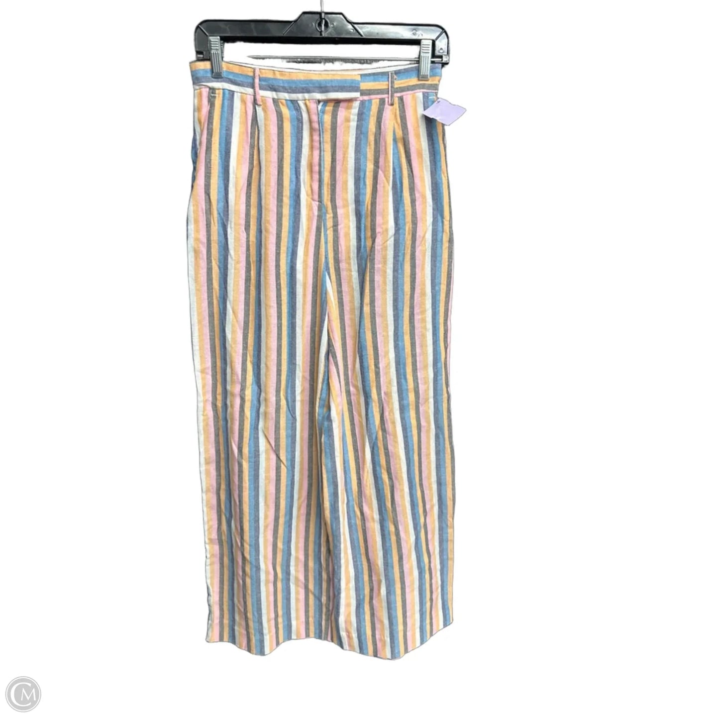 Pants Linen By Fate In Striped Pattern, Size: 4