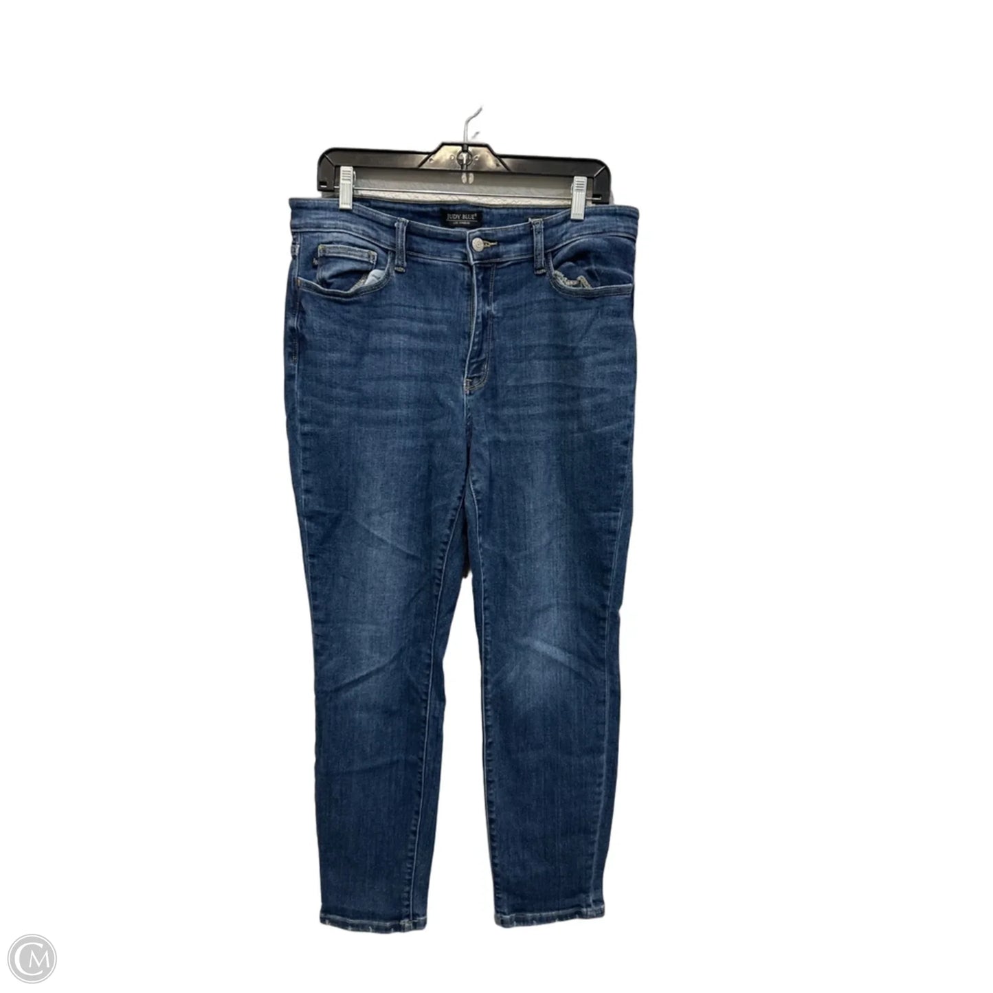 Jeans Straight By Judy Blue In Blue Denim, Size: 10