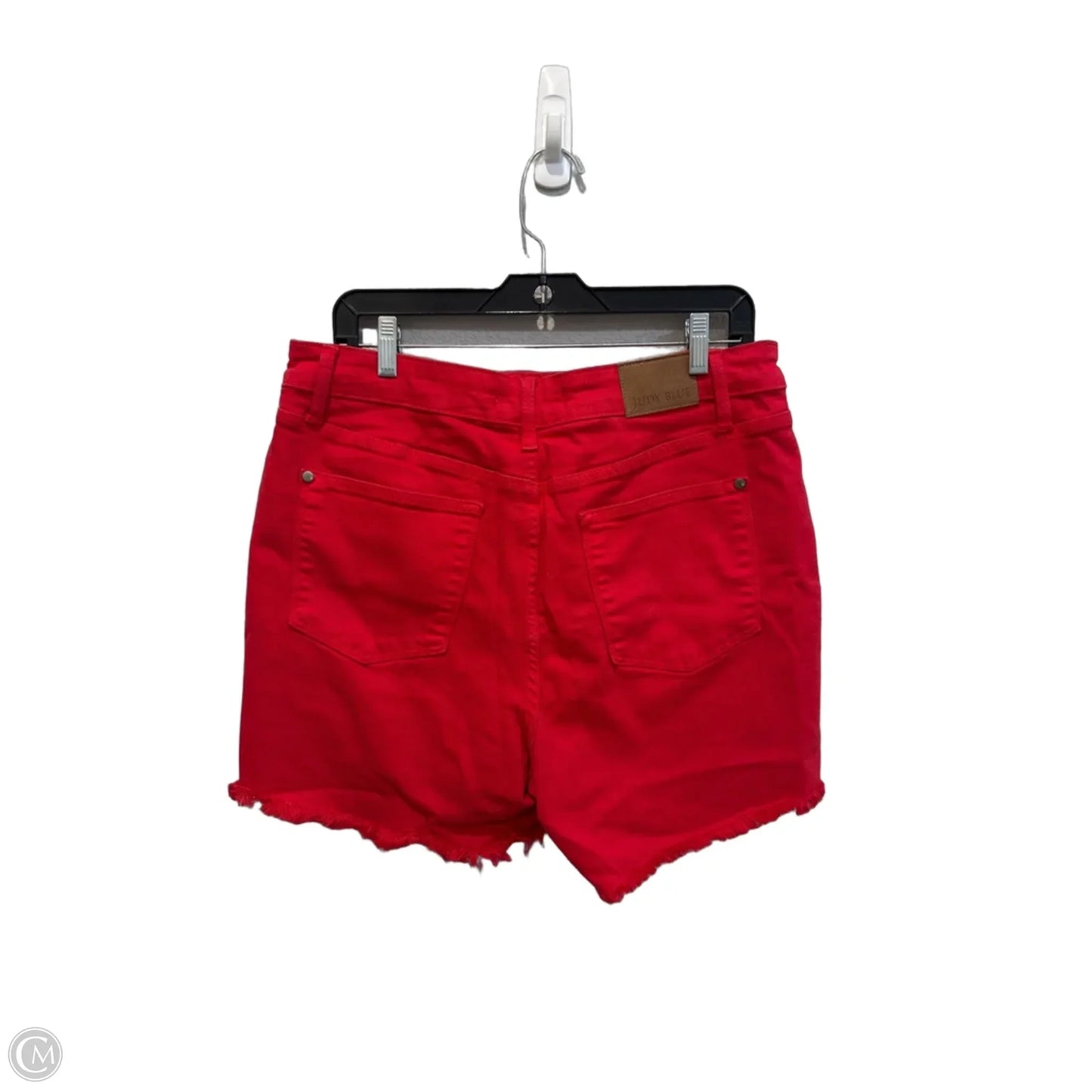 Shorts By Judy Blue In Red Denim, Size: 14