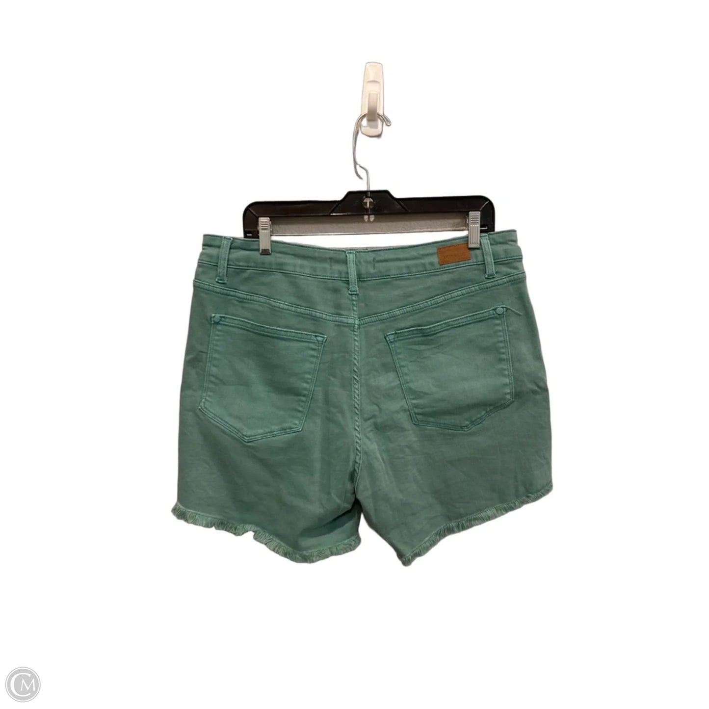 Shorts By Judy Blue In Green Denim, Size: 14