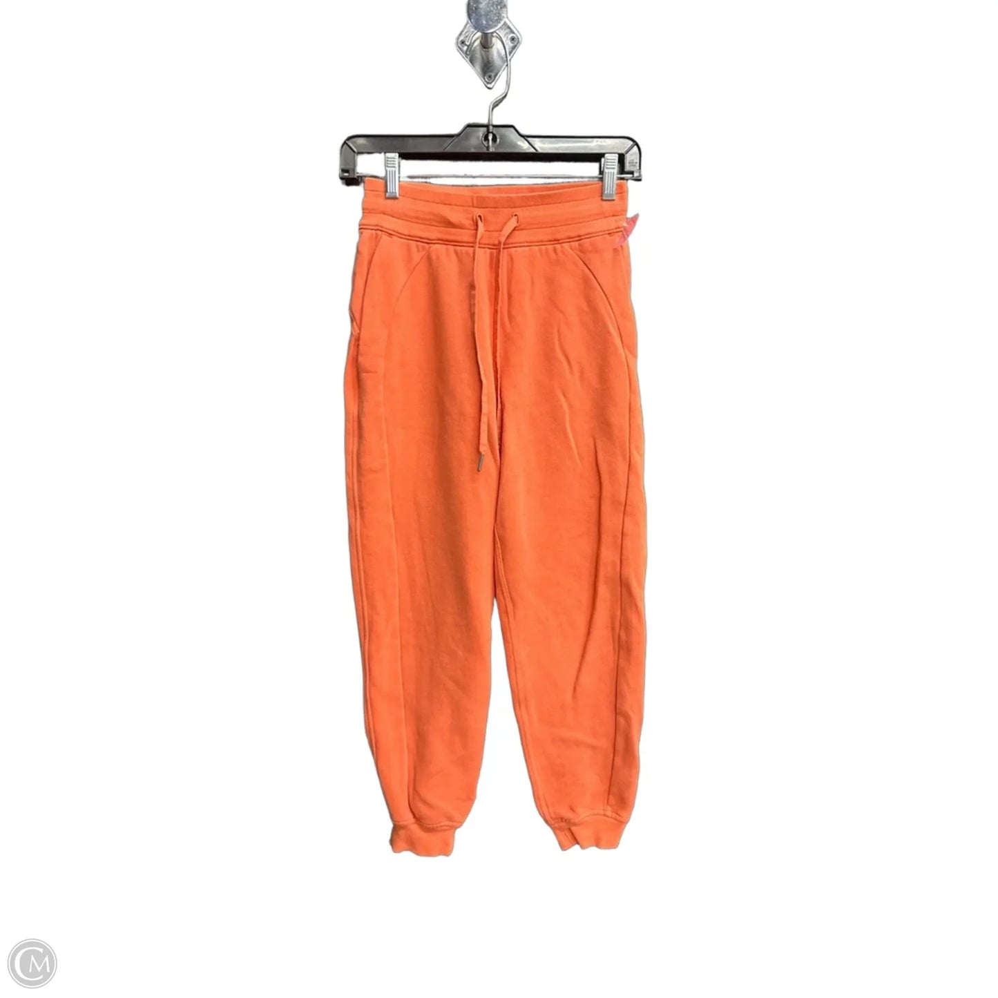 Athletic Pants By Lululemon In Orange, Size: Xs