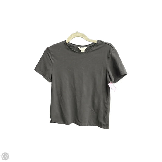 Top Short Sleeve By H&m In Black, Size: M