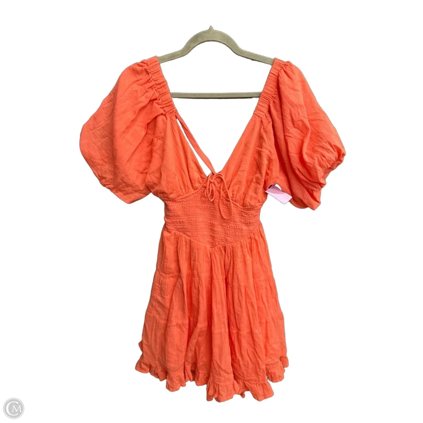 Dress Casual Short By Free People In Orange, Size: Xs