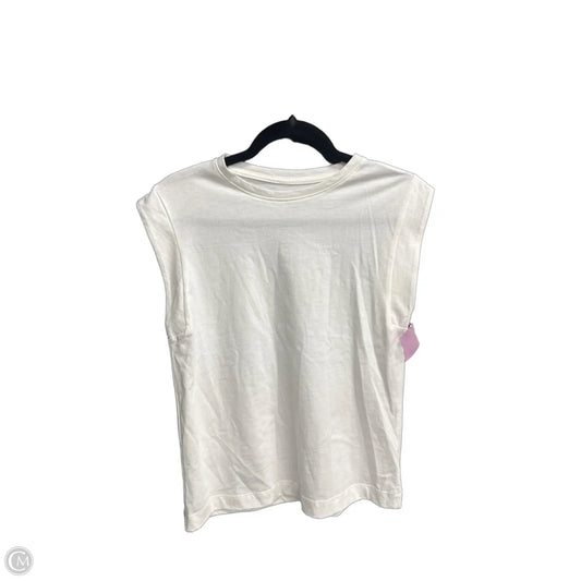 Top Sleeveless Basic By A New Day In White, Size: Xs