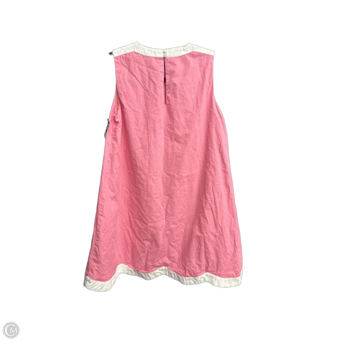 Dress Casual Short By Clothes Mentor In Pink & White, Size: Xs