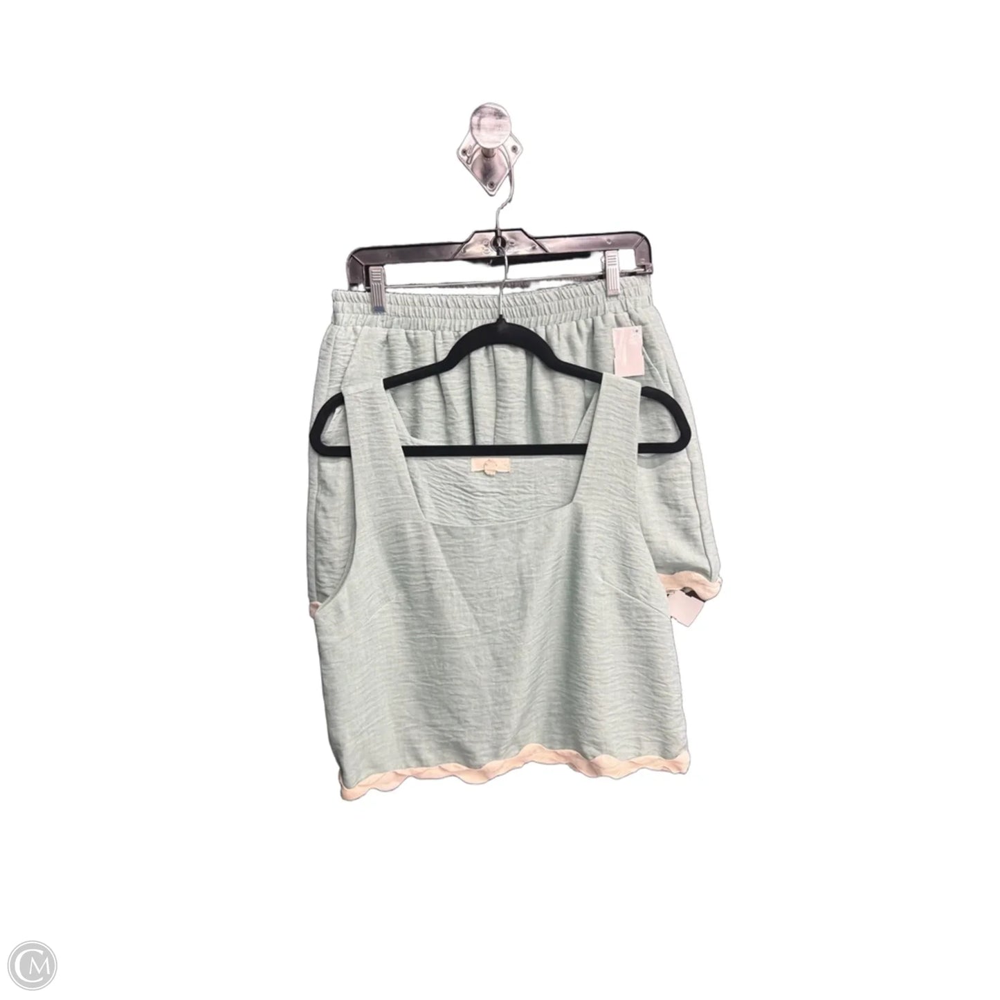 Skirt Set 2pc By Entro In Green, Size: L