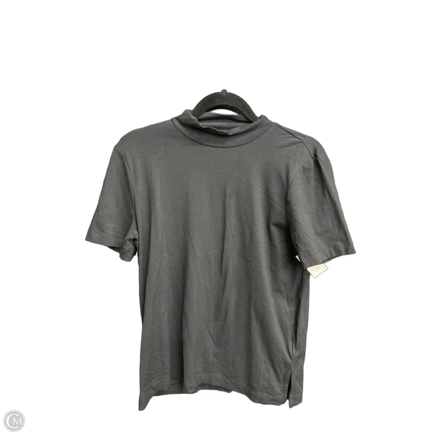 Top Short Sleeve Basic By Gap In Black, Size: M