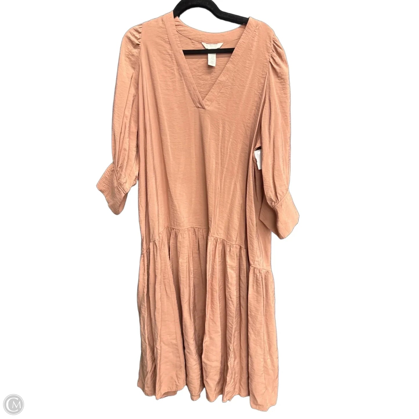 Dress Casual Maxi By H&m In Brown, Size: M
