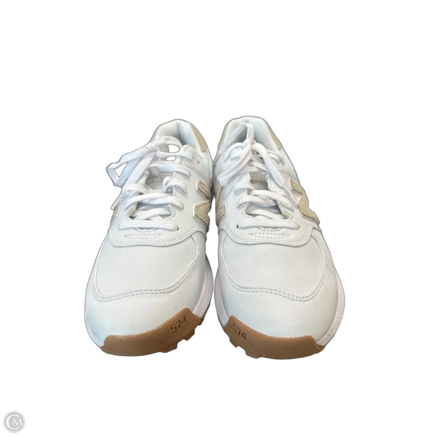Shoes Sneakers By New Balance In Brown & White, Size: 9.5